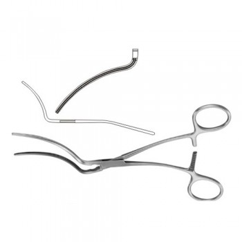 DeBakey-Wylie Atrauma Peripheral Vascular Clamp Stainless Steel, 16.5 cm - 6 1/2"